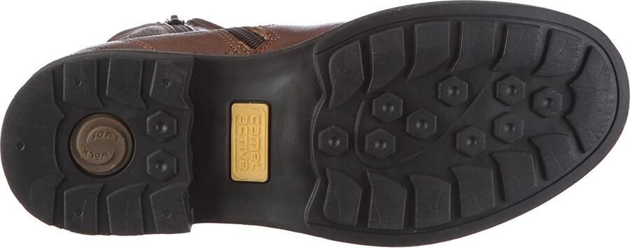 Camel active Nevada Heren Enkellaars met Rubberen Zool Brown Heren - Foto 3
