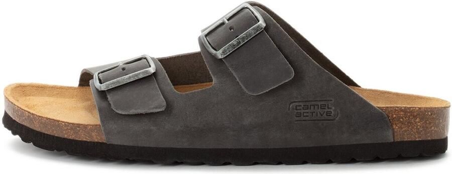 Camel Active Sandalen gemaakt van rundleer Maat menswear-44 Zwart