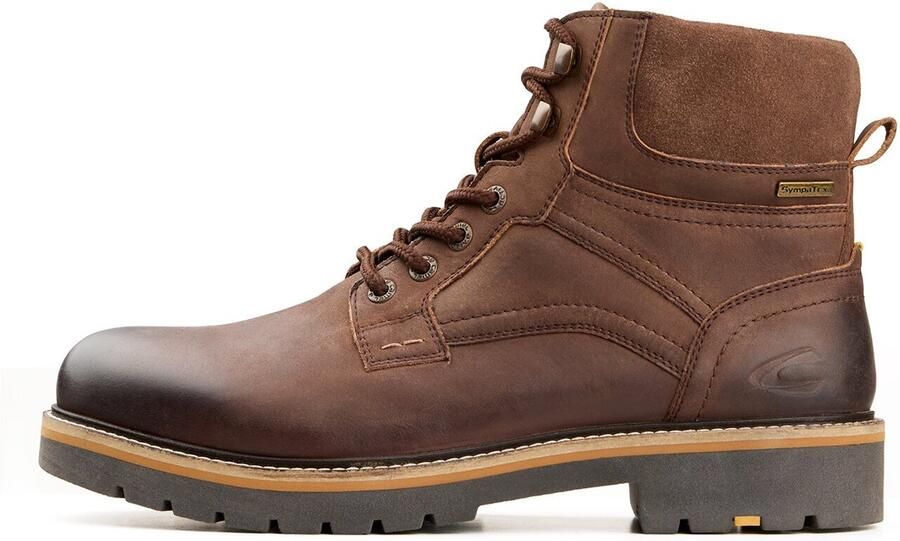Camel Active Schoenboot van leer Maat Bruinmenswear