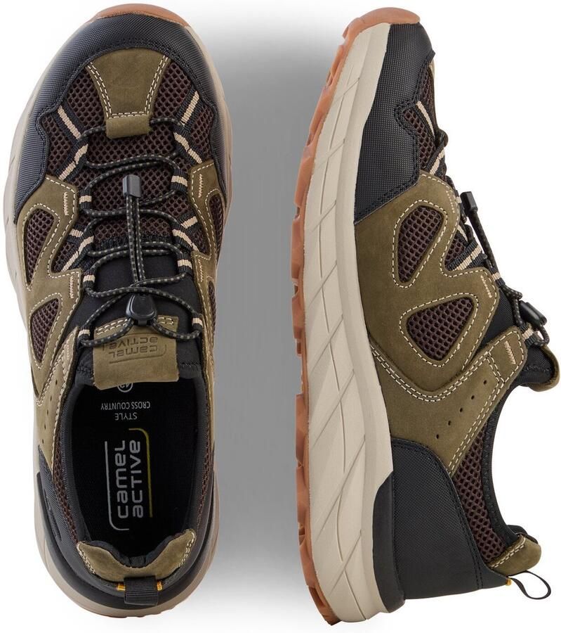 Camel Active Sneaker met snelkoord sluiting Maat menswear-45 zwart