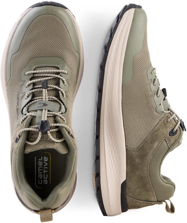 Camel Active Sneaker met vetersluiting Maat menswear-44 groen