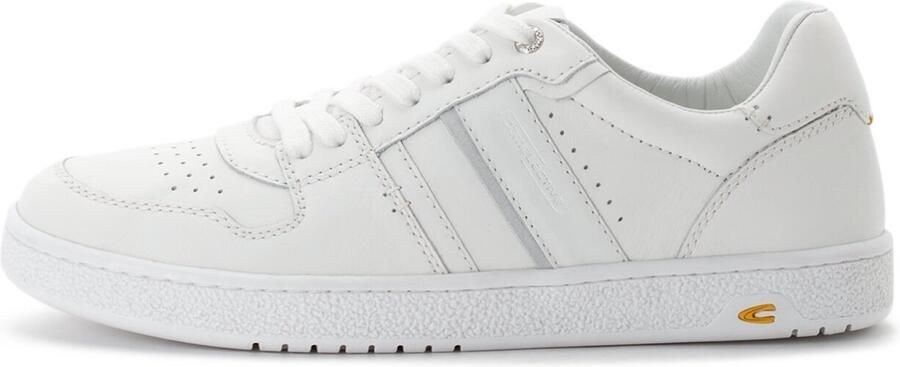 Camel Active Sneakers van glad leer en suède Maat menswear-45 Wit