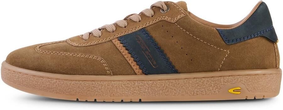 Camel Active Sneakers van suèdeleer Maat menswear-45 Bruin-blauw