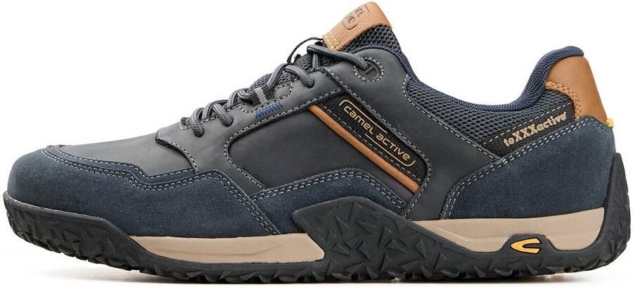 Camel Active teXXXactive sneakers van leer Maat marineblauw en zwartmenswear