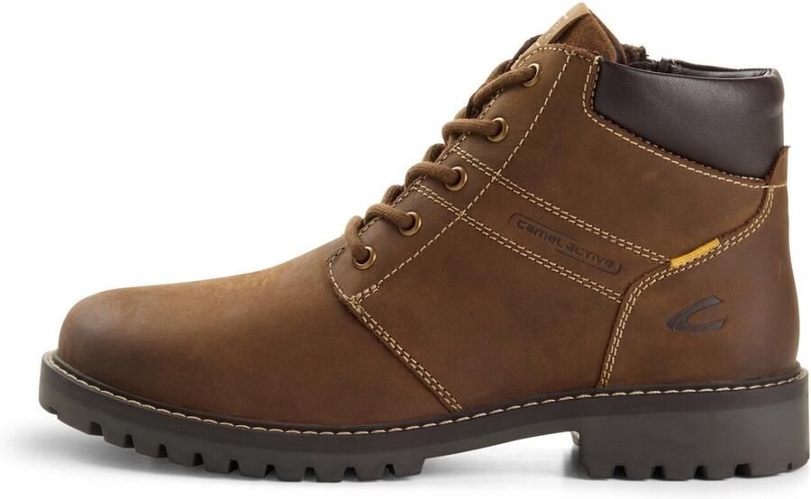 Camel Active Veterlaars met rits aan de zijkant Maat Licht bruinmenswear
