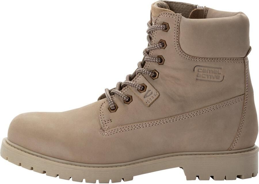 Camel Active Veterschoen van echt leer Maat womenswear-39 Zand