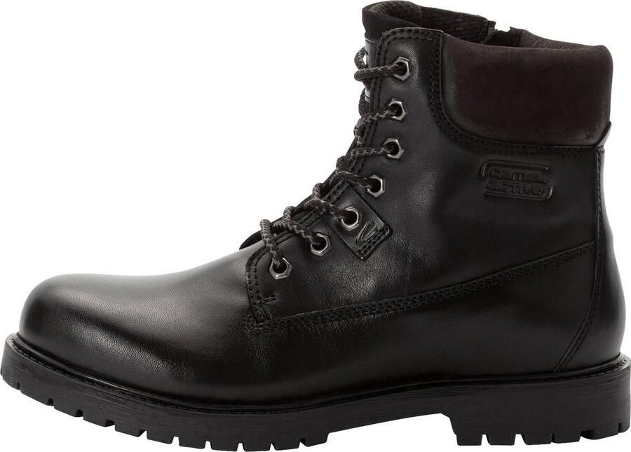 Camel Active Veterschoen van echt rundleer Maat womenswear-37 Zwart