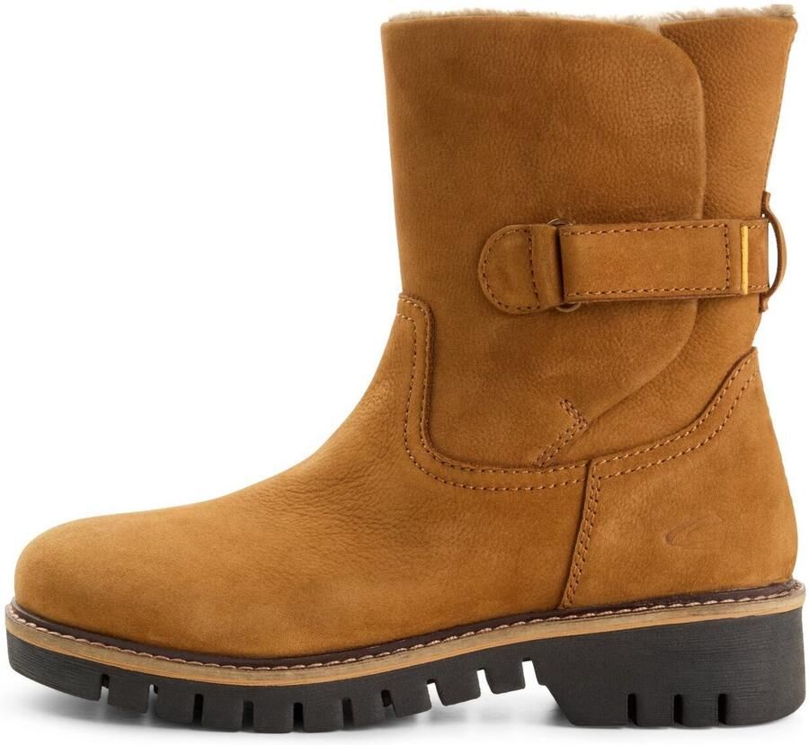 Camel Active Winterboot met robuuste zolen Maat womenswear-37 Licht bruin