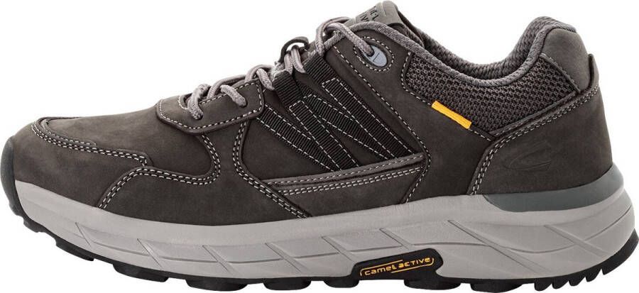 Camel Active CROSS COUNTRY Sneakers met nubuckleren afwerking Maat menswear-44 Zwart