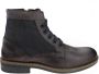Camel active Vintage Leren Enkellaars Gray Heren - Thumbnail 1