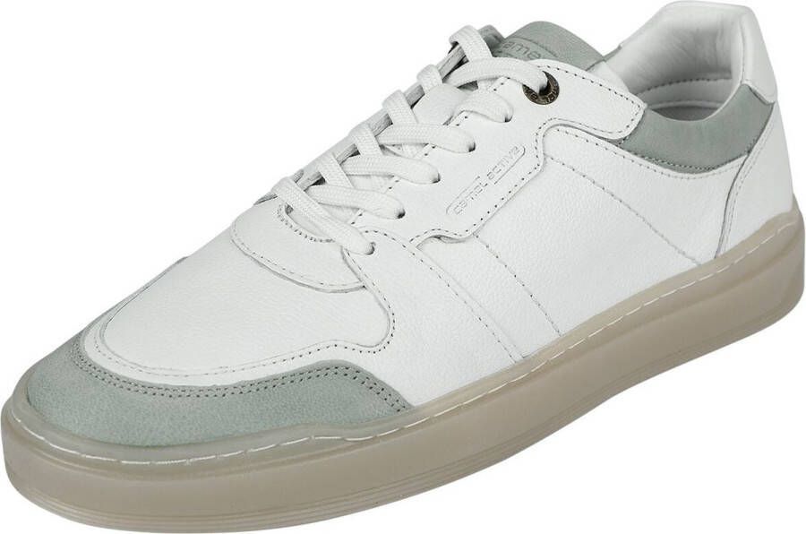 Camel Active Fern Sneakers wit-groen Leer Dames Basics