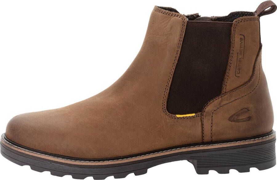 Camel Active FLOW Chelsea laars gemaakt van echt leer Maat menswear-41 Bruin