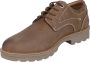 Camel Active Flow Sneakers bruin Leer Heren Basics Street wear - Thumbnail 1
