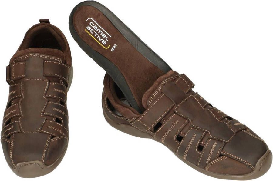 Camel active Sandalen zomerschoen klittenbandschoen vrijetijdssandaal met klittenbandsluiting