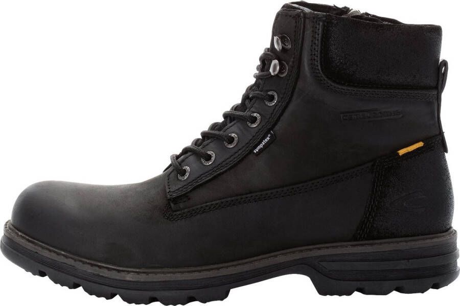 Camel Active Hoge laars van nubuckleer Maat menswear-44 Zwart