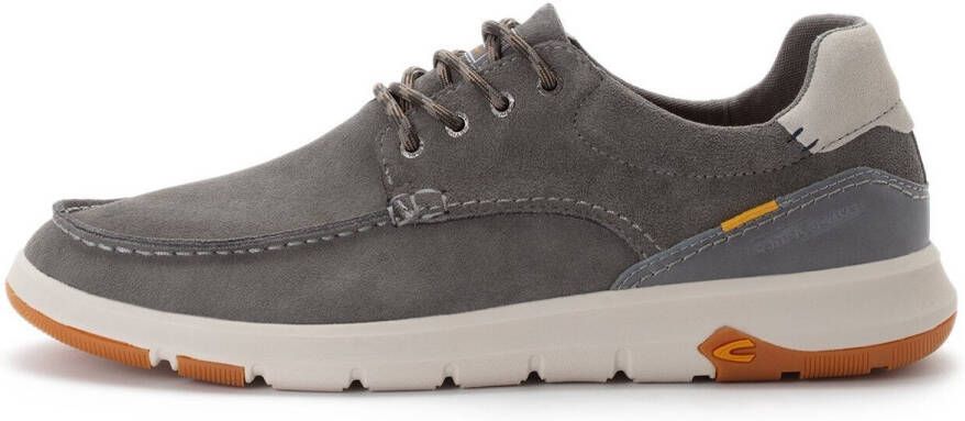 Camel Active Leren veterschoen met textiele voering Maat menswear-42 Grijs