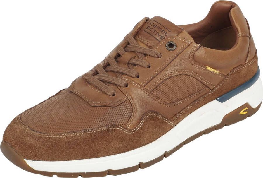 Camel Active Rok Sneakers bruin Leer Heren Basics Street wear