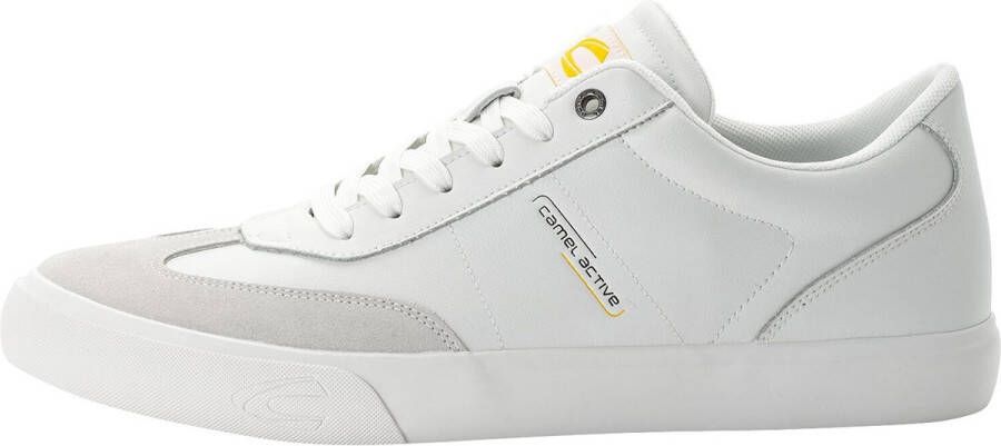 Camel Active Sneaker gemaakt van echt leer Maat menswear-44 Offwhite