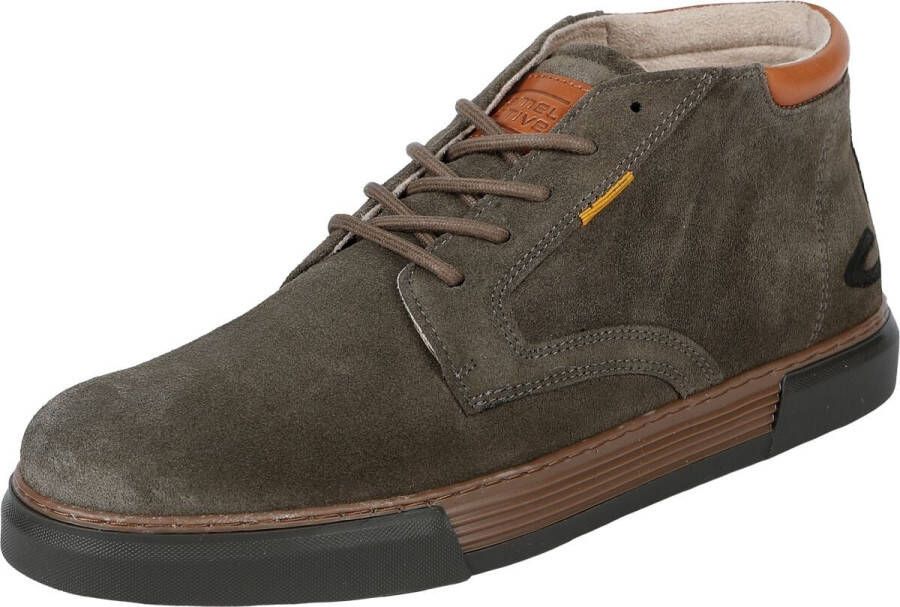 Camel Active Sneaker Sneakers kaki Leer Basics Street wear