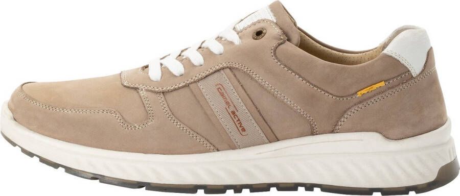 Camel Active Sneaker van echt leer Maat menswear-46 Zand