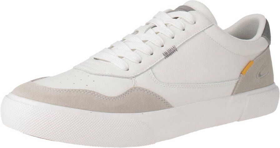 Camel Active Sneakers gemaakt van leer Maat menswear-41 Wit Grijs