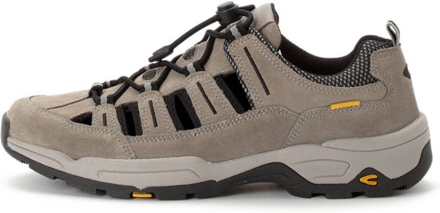 Camel active Instappers trekking sandalen zomerschoen vrijetijdsschoen met gummitrek