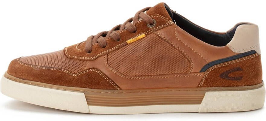 Camel Active Sneakers met Oxford-elementen Maat menswear-46 Bruin