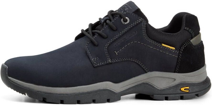 Camel Active Sneakers van een mix van leer en textiel Maat menswear-41 Zwart