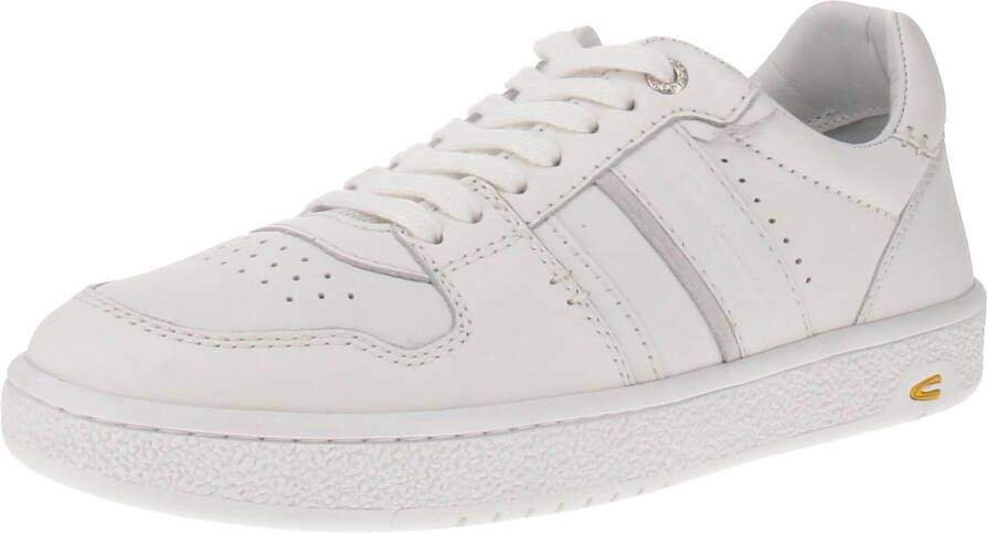 Camel Active Sneakers van glad leer en suède Maat menswear-41 Wit
