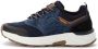 Camel Active Sneakers van nubuckleer en textiel Maat menswear-41 Blauw - Thumbnail 1