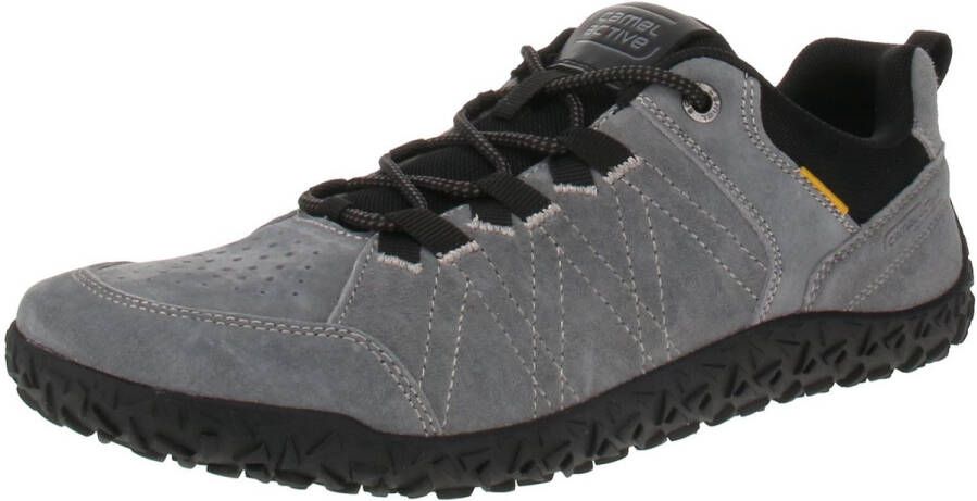 Camel Active Sneakers van nubuckleer en textiel Maat menswear-41 Grijs