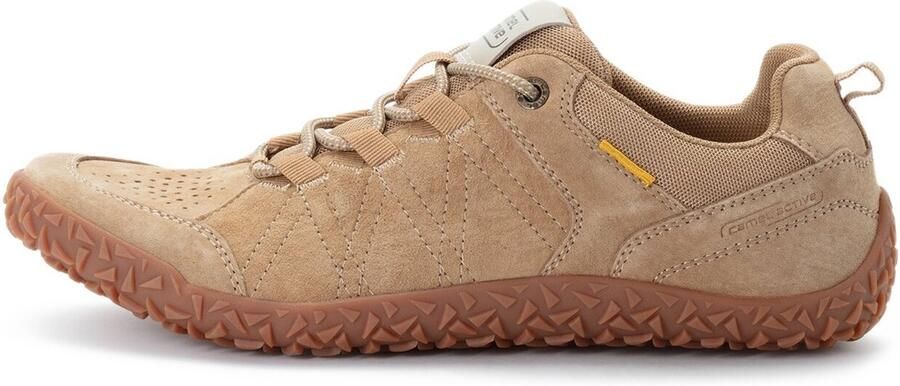 Camel Aktive camel active Sneakers van nubuckleer en textiel Maat menswear-41 Beige