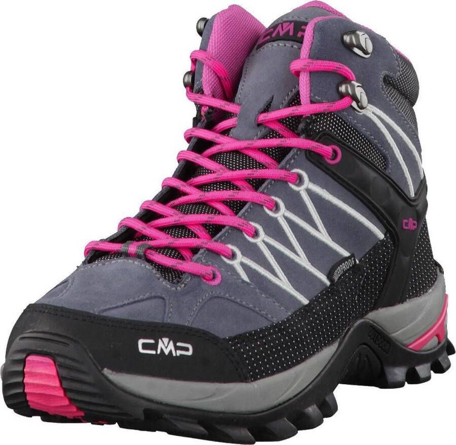 Campagnolo Cmp Wandelschoenen Rigel Mid Dames Suède Grijs roze