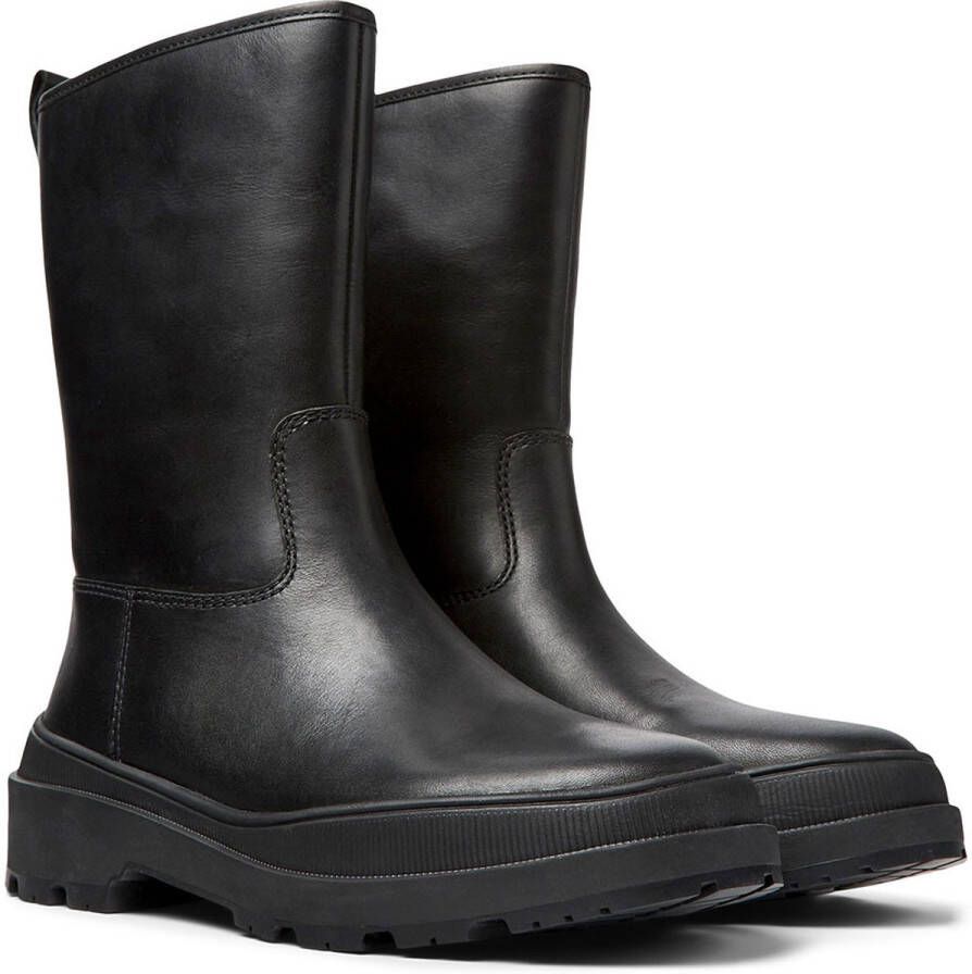 Camper Brutus Trek Leren Enkellaarzen Black Dames