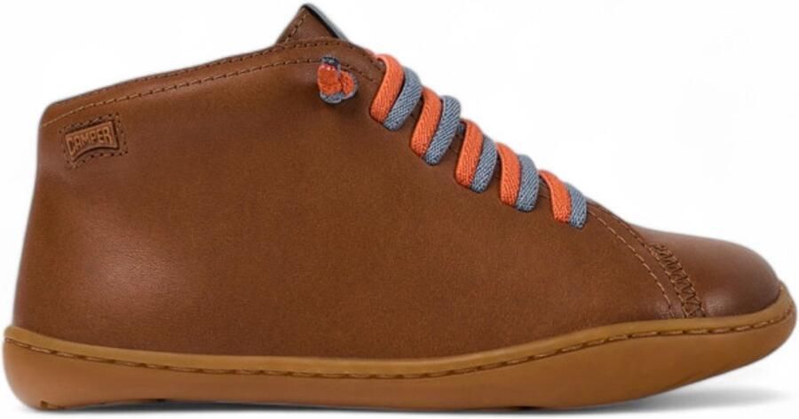 Camper Peu bruin leren sportschoenen