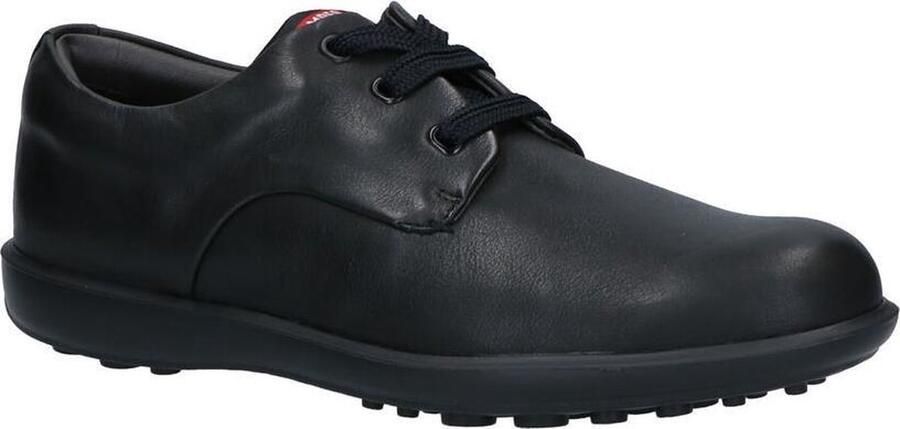 Camper Zwarte Blucher Schoenen voor Heren Black