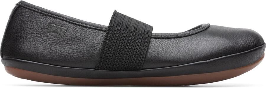 Camper Pelotas Mary Jane Elastic Band Flats Kids Black Shoes - Foto 2