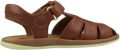 Camper Leather Fisher Sandals Kids Brown Shoes - Bruin