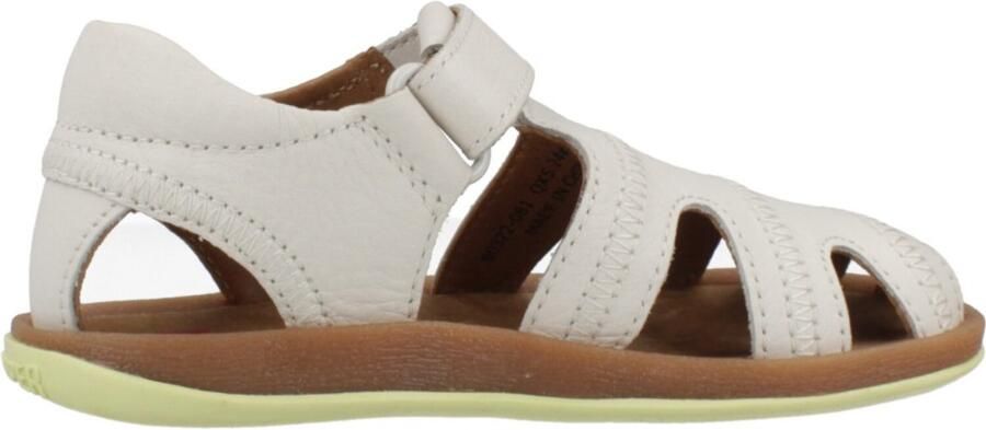 Camper Comfortable Leather Sandals with Hook and Loop Closure for Everyday