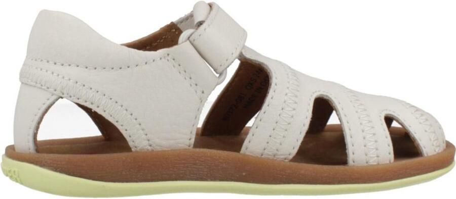 Camper Comfortable Leather Sandals with Hook and Loop Closure for Everyday