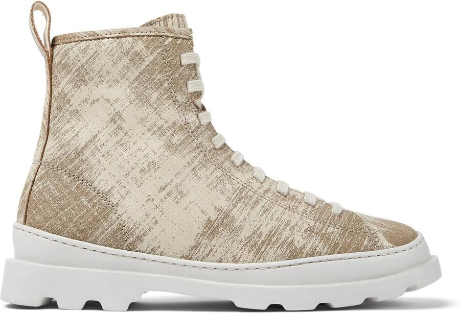 Camper Brutus Urban Enkellaarzen Beige Dames