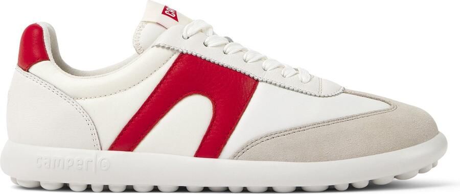 Camper Lightweight Leather Casual Shoes with Lace-up Closure for Everyday Use