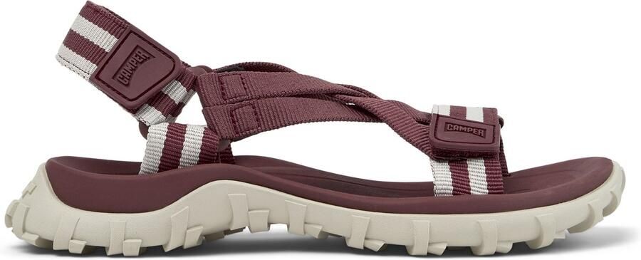 Camper Drift Trail Sandal Sandalen Damen Bordeauxrood Beige