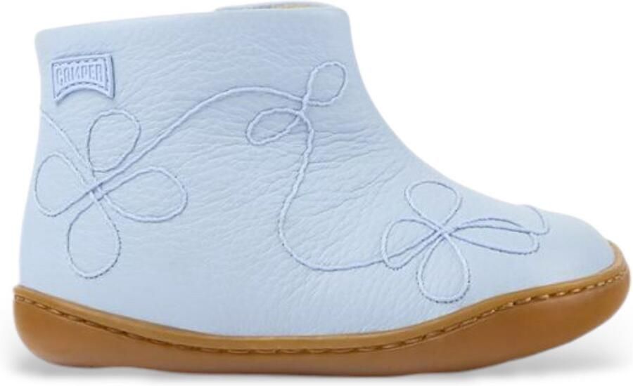 Camper Eerste Peu blauw leren enkellaarsjes