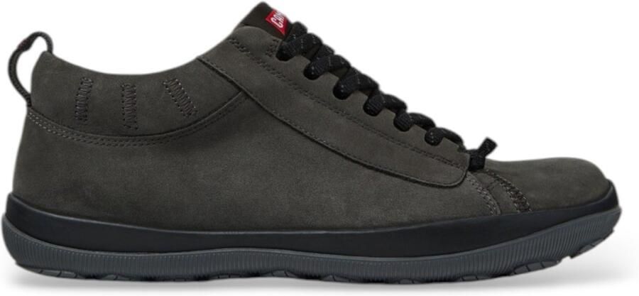 CAMPER Sneakers laag ' Peu Pista ' donkergrijs bloedrood wit