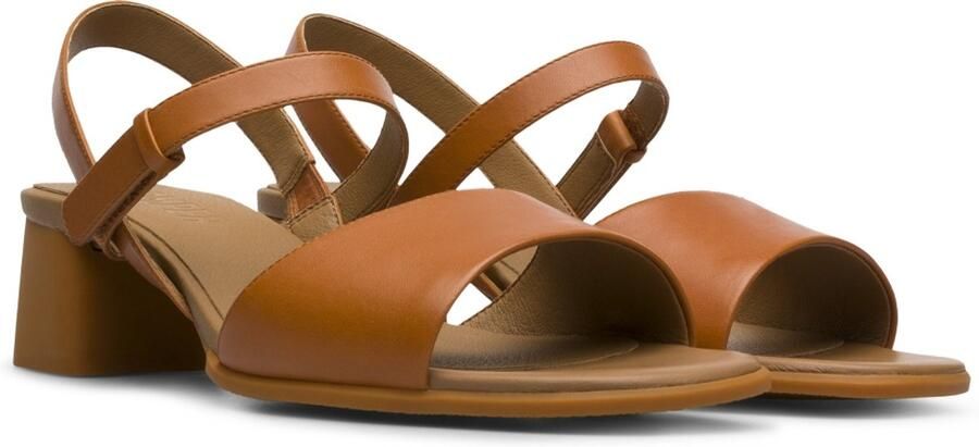Camper Heeled Slingback Sandals Wo Brown Heels