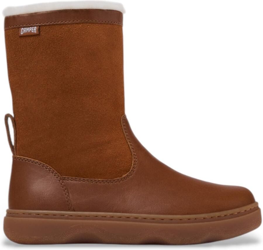 Camper Kiddo bruin leren laarzen