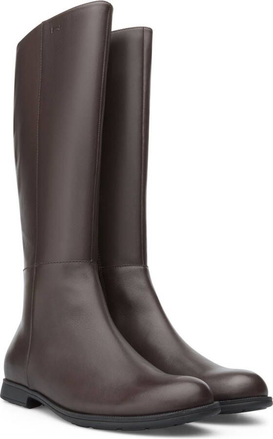 Camper Premium Leren Hoge Laarzen Brown Dames - Foto 2