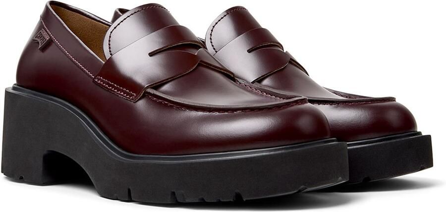 Camper Milah Loafers Bruin Rood Vrouw