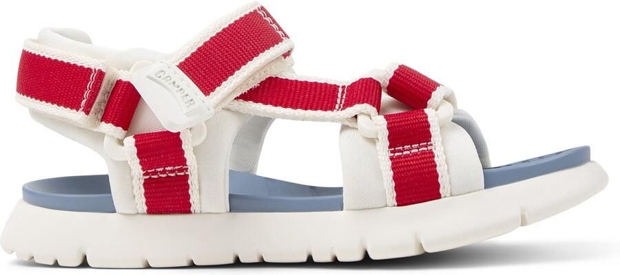 Camper Oruga Sandalen Kinderen Wit Rood